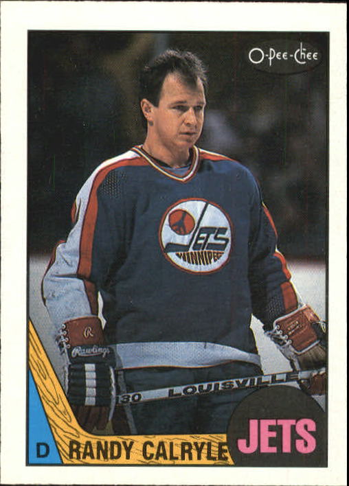 1987-88 O-Pee-Chee #9 Randy Carlyle UER/(Misspelled Calryle