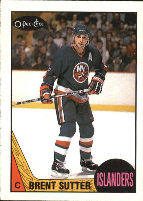 1987-88 O-Pee-Chee #27 Brent Sutter
