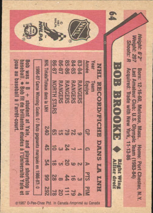 1987-88 O-Pee-Chee Hk Cards 1-150 +Rookies (A3213) - You Pick - 15+ FREE SHIP - Picture 103 of 231