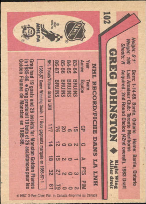 1987-88 O-Pee-Chee Hk Cards 1-150 +Rookies (A3213) - You Pick - 15+ FREE SHIP - Picture 155 of 231