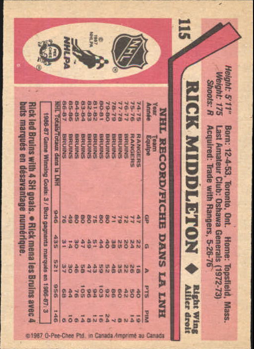 1987-88 O-Pee-Chee Hk Cards 1-150 +Rookies (A3213) - You Pick - 15+ FREE SHIP - Picture 173 of 231