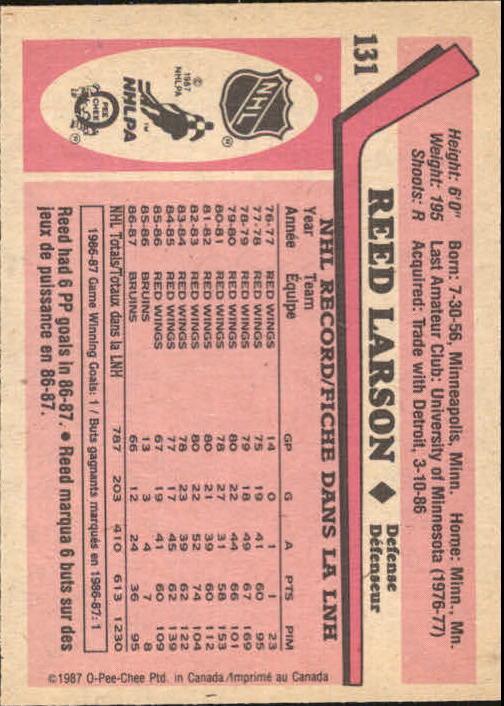 1987-88 O-Pee-Chee Hk Cards 1-150 +Rookies (A3213) - You Pick - 15+ FREE SHIP - Picture 199 of 231
