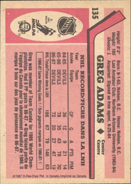 1987-88 O-Pee-Chee Hk Cards 1-150 +Rookies (A3213) - You Pick - 15+ FREE SHIP - Picture 207 of 231