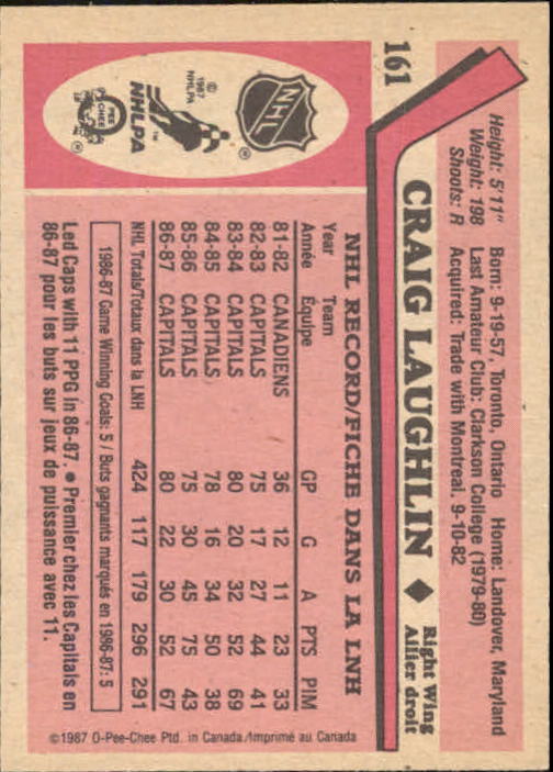1987-88 O Pee Chee Hk Karten 151-264 + Rookies A3213 - You Pick - 15 + Gratis - Bild 23 von 229