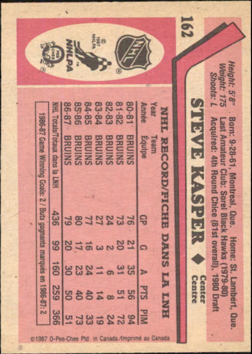1987-88 O Pee Chee Hk Karten 151-264 + Rookies A3213 - You Pick - 15 + Gratis - Bild 61 von 229