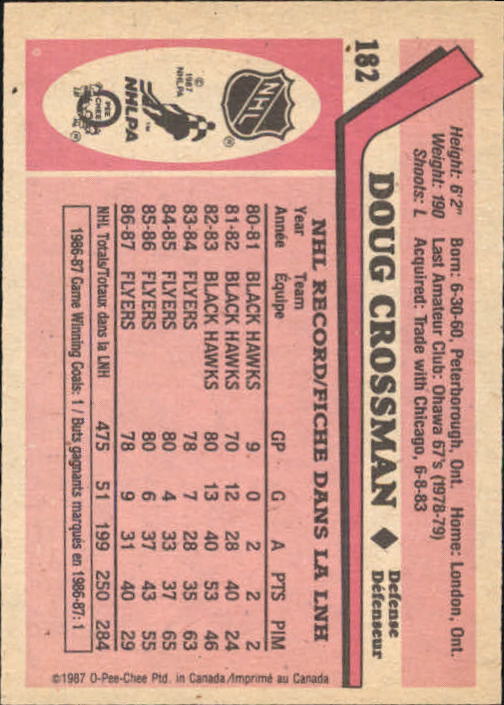 1987-88 O Pee Chee Hk Karten 151-264 + Rookies A3213 - You Pick - 15 + Gratis - Bild 181 von 229
