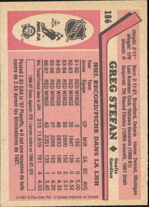 1987-88 O Pee Chee Hk Karten 151-264 + Rookies A3213 - You Pick - 15 + Gratis - Bild 189 von 229