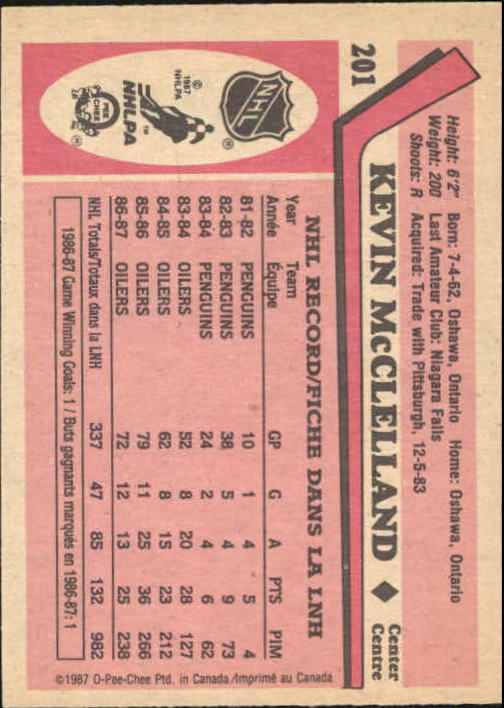 1987-88 O Pee Chee Hk Karten 151-264 + Rookies A3213 - You Pick - 15 + Gratis - Bild 25 von 229