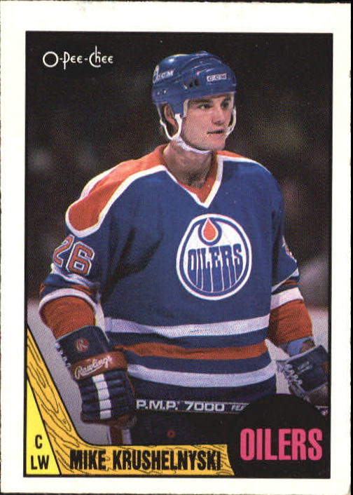 1987-88 O-Pee-Chee #202 Mike Krushelnyski