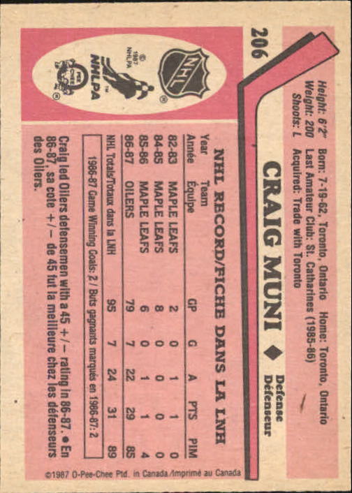 1987-88 O Pee Chee Hk Karten 151-264 + Rookies A3213 - You Pick - 15 + Gratis - Bild 31 von 229