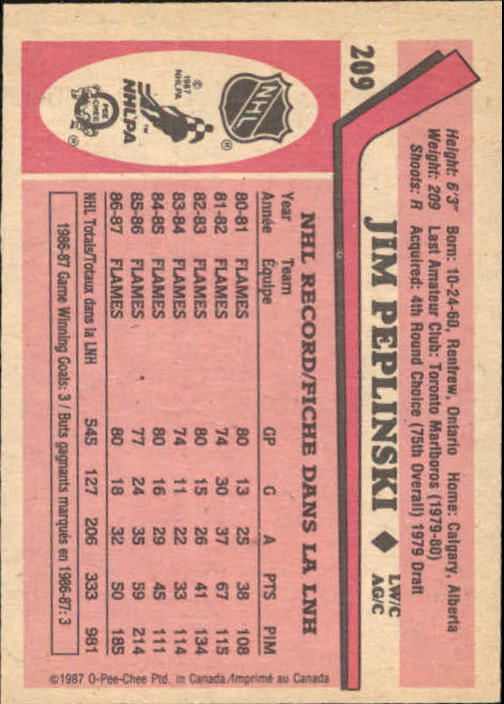 1987-88 O Pee Chee Hk Karten 151-264 + Rookies A3213 - You Pick - 15 + Gratis - Bild 37 von 229