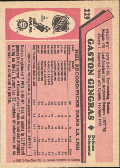 1987-88 O Pee Chee Hk Karten 151-264 + Rookies A3213 - You Pick - 15 + Gratis - Bild 117 von 229