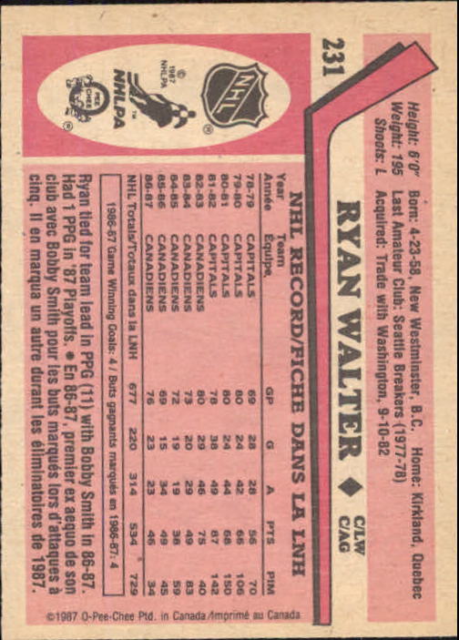 1987-88 O Pee Chee Hk Karten 151-264 + Rookies A3213 - You Pick - 15 + Gratis - Bild 121 von 229