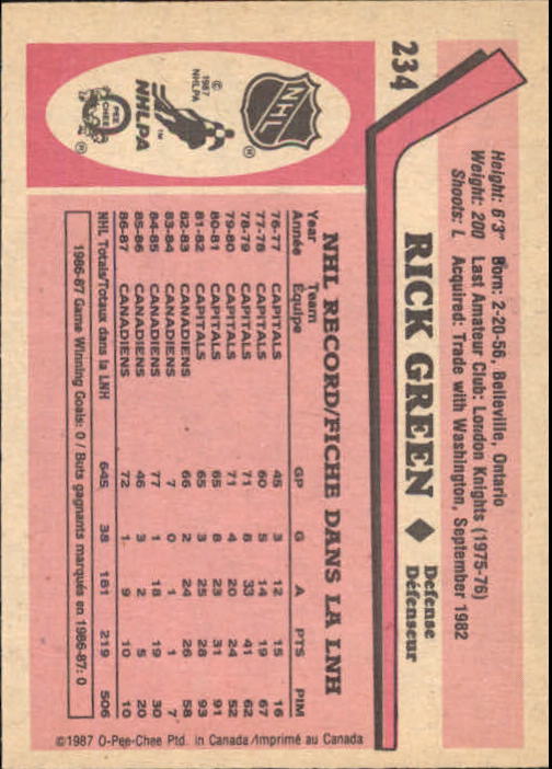 1987-88 O Pee Chee Hk Karten 151-264 + Rookies A3213 - You Pick - 15 + Gratis - Bild 125 von 229