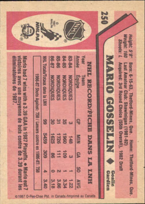1987-88 O Pee Chee Hk Karten 151-264 + Rookies A3213 - You Pick - 15 + Gratis - Bild 151 von 229