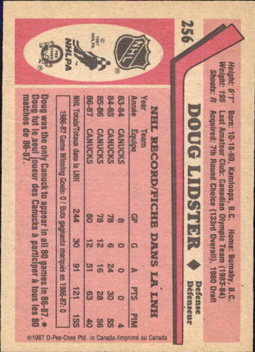 1987-88 O Pee Chee Hk Karten 151-264 + Rookies A3213 - You Pick - 15 + Gratis - Bild 57 von 229