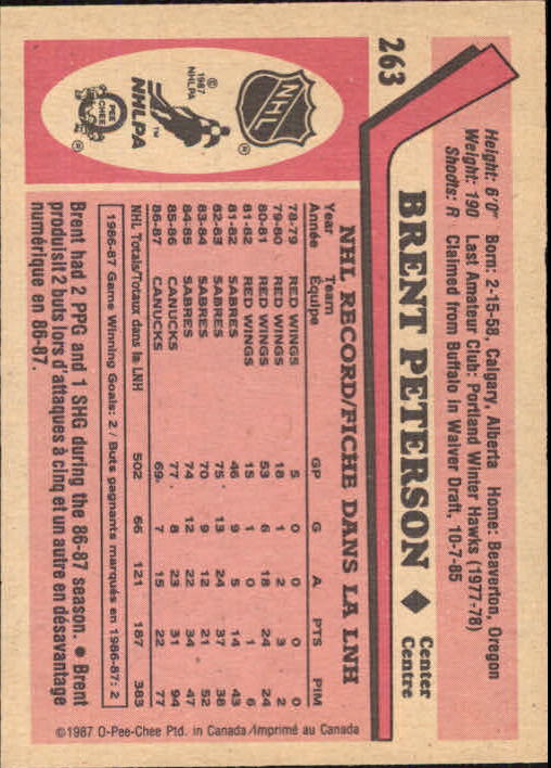 1987-88 O Pee Chee Hk Karten 151-264 + Rookies A3213 - You Pick - 15 + Gratis - Bild 173 von 229
