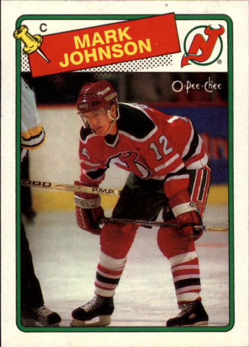 1988-89 O-Pee-Chee #45 Mark Johnson