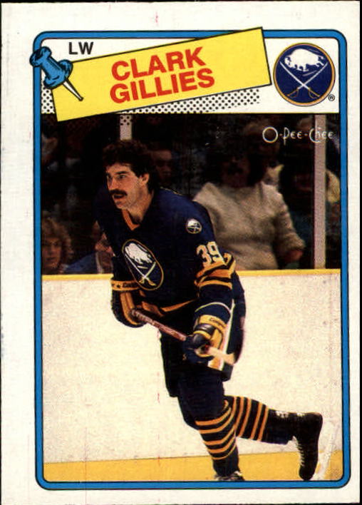 1988-89 O-Pee-Chee #80 Clark Gillies