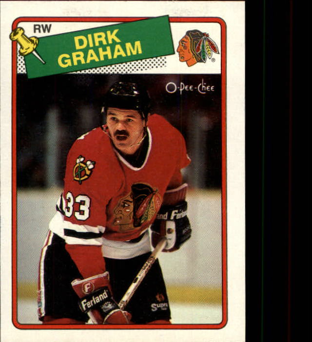 1988-89 O-Pee-Chee #135 Dirk Graham