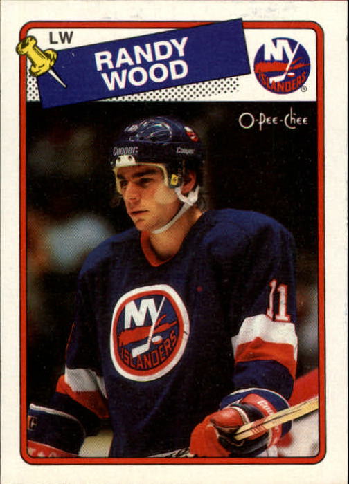 1988-89 O-Pee-Chee #140 Randy Wood RC