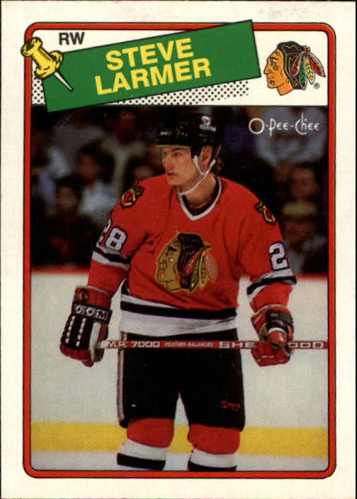 1988-89 O-Pee-Chee #154 Steve Larmer