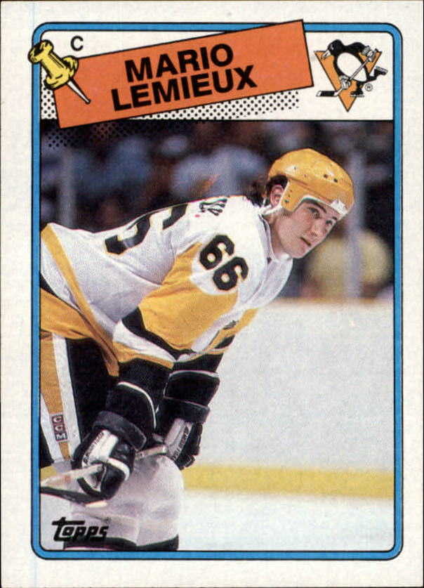 1988-89 Topps #1 Mario Lemieux DP