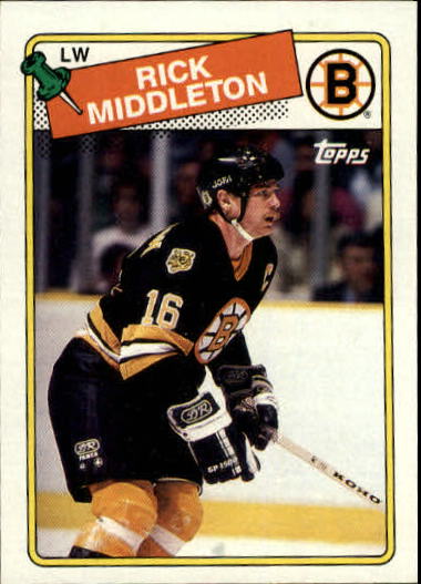 1988-89 Topps #87 Rick Middleton DP