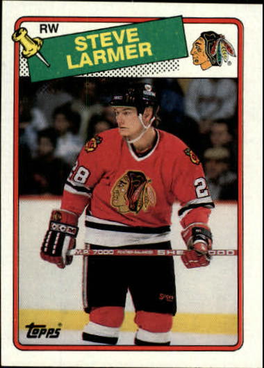 1988-89 Topps #154 Steve Larmer