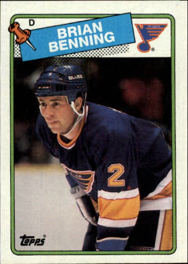 1988-89 Topps #174 Brian Benning
