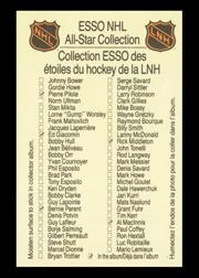 1988-89 Esso All-Stars #47 Norm Ullman back image