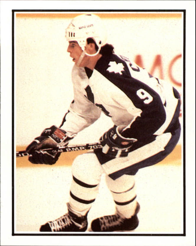 1988-89 Maple Leafs PLAY #30 Russ Courtnall 9