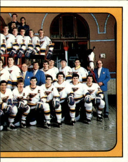 1988-89 Panini Stickers #113 Blues Team RH