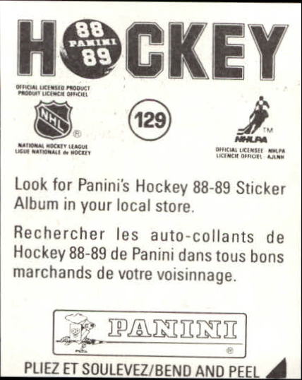 B3941- 1988-89 Panini Stickers Hk Card #s 1-250 -You Pick- 15+ FREE US SHIP - Picture 207 of 419