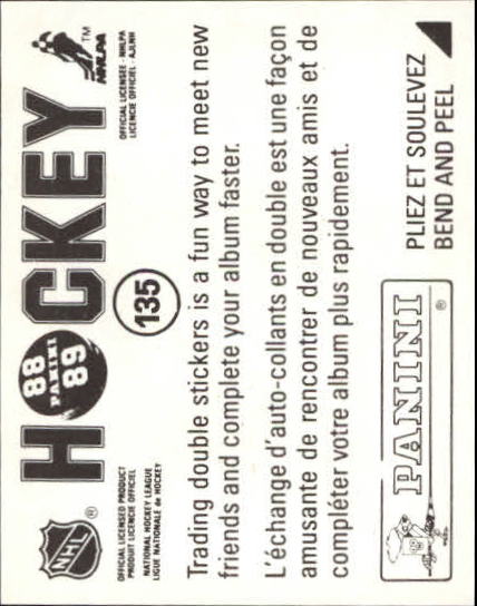 B3941- 1988-89 Panini Stickers Hk Card #s 1-250 -You Pick- 15+ FREE US SHIP - Picture 217 of 419