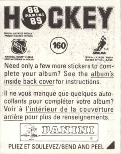 B3941- 1988-89 Panini Stickers Hk Card #s 1-250 -You Pick- 15+ FREE US SHIP - Picture 265 of 419