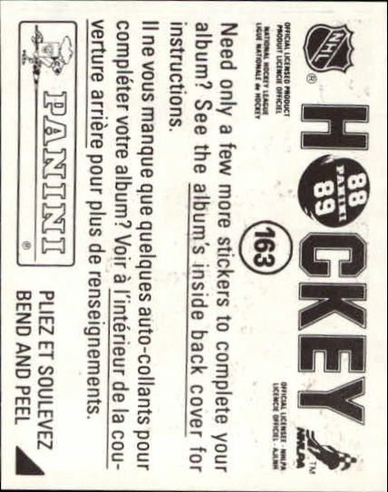 B3941- 1988-89 Panini Stickers Hk Card #s 1-250 -You Pick- 15+ FREE US SHIP - Picture 271 of 419