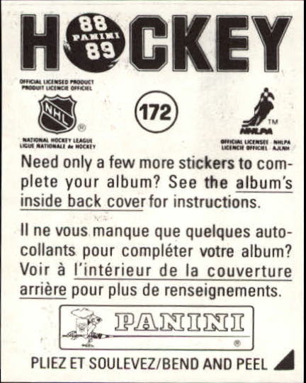 B3941- 1988-89 Panini Stickers Hk Card #s 1-250 -You Pick- 15+ FREE US SHIP - Picture 289 of 419