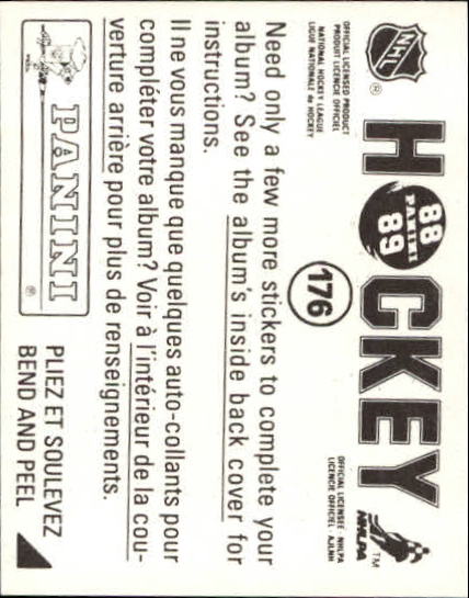 B3941- 1988-89 Panini Stickers Hk Card #s 1-250 -You Pick- 15+ FREE US SHIP - Picture 297 of 419