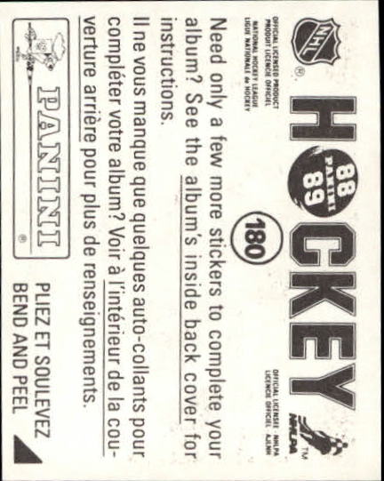B3941- 1988-89 Panini Stickers Hk Card #s 1-250 -You Pick- 15+ FREE US SHIP - Picture 299 of 419