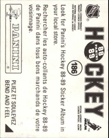 B3941- 1988-89 Panini Stickers Hk Card #s 1-250 -You Pick- 15+ FREE US SHIP - Picture 309 of 419
