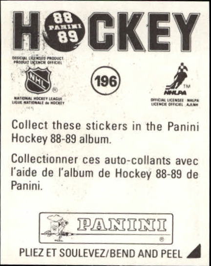 B3941- 1988-89 Panini Stickers Hk Card #s 1-250 -You Pick- 15+ FREE US SHIP - Picture 325 of 419