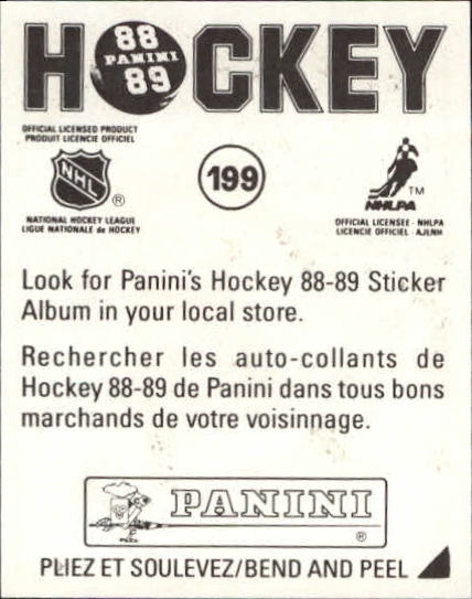 B3941- 1988-89 Panini Stickers Hk Card #s 1-250 -You Pick- 15+ FREE US SHIP - Picture 331 of 419