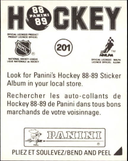 B3941- 1988-89 Panini Stickers Hk Card #s 1-250 -You Pick- 15+ FREE US SHIP - Picture 335 of 419