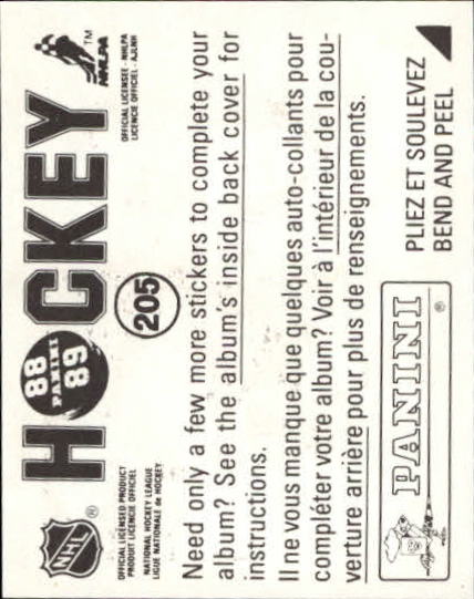 B3941- 1988-89 Panini Stickers Hk Card #s 1-250 -You Pick- 15+ FREE US SHIP - Picture 341 of 419
