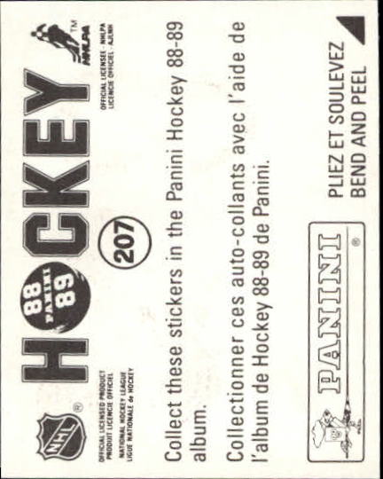 B3941- 1988-89 Panini Stickers Hk Card #s 1-250 -You Pick- 15+ FREE US SHIP - Picture 345 of 419