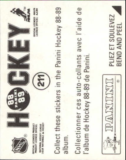 B3941- 1988-89 Panini Stickers Hk Card #s 1-250 -You Pick- 15+ FREE US SHIP - Picture 351 of 419