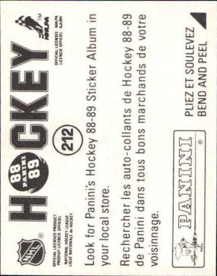 B3941- 1988-89 Panini Stickers Hk Card #s 1-250 -You Pick- 15+ FREE US SHIP - Picture 353 of 419