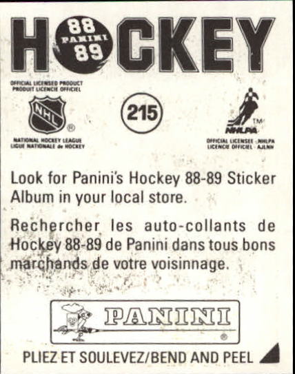 B3941- 1988-89 Panini Stickers Hk Card #s 1-250 -You Pick- 15+ FREE US SHIP - Picture 357 of 419