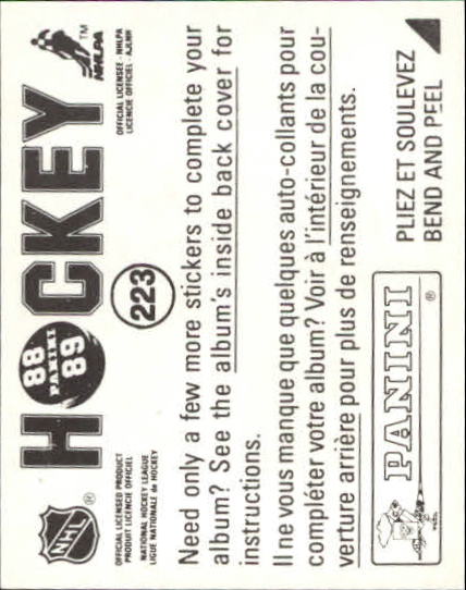 B3941- 1988-89 Panini Stickers Hk Card #s 1-250 -You Pick- 15+ FREE US SHIP - Picture 371 of 419